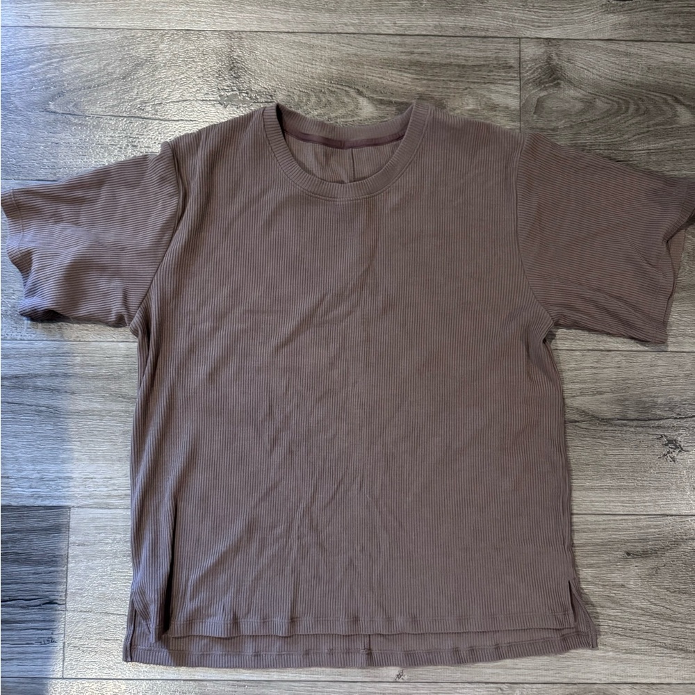 Woolx Delia ribbed short sleeve T-Shirt